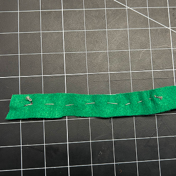 This is the back of the first half I sewed.