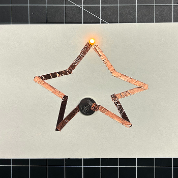 This is the star lit up.