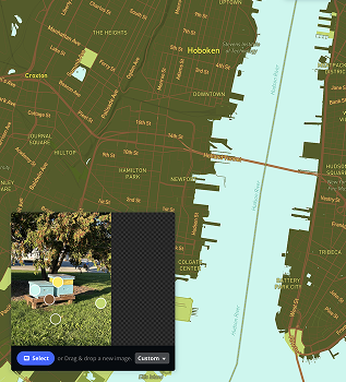 Using the image of the beehive from the Spatial Workshop 1, I explored making a map style in Mapbox Cartogram.